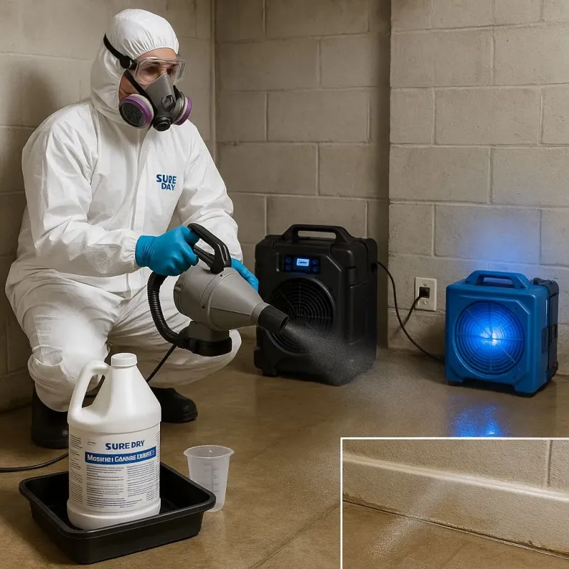 Sanitization and Odor Removal process in Montgomery County, VA